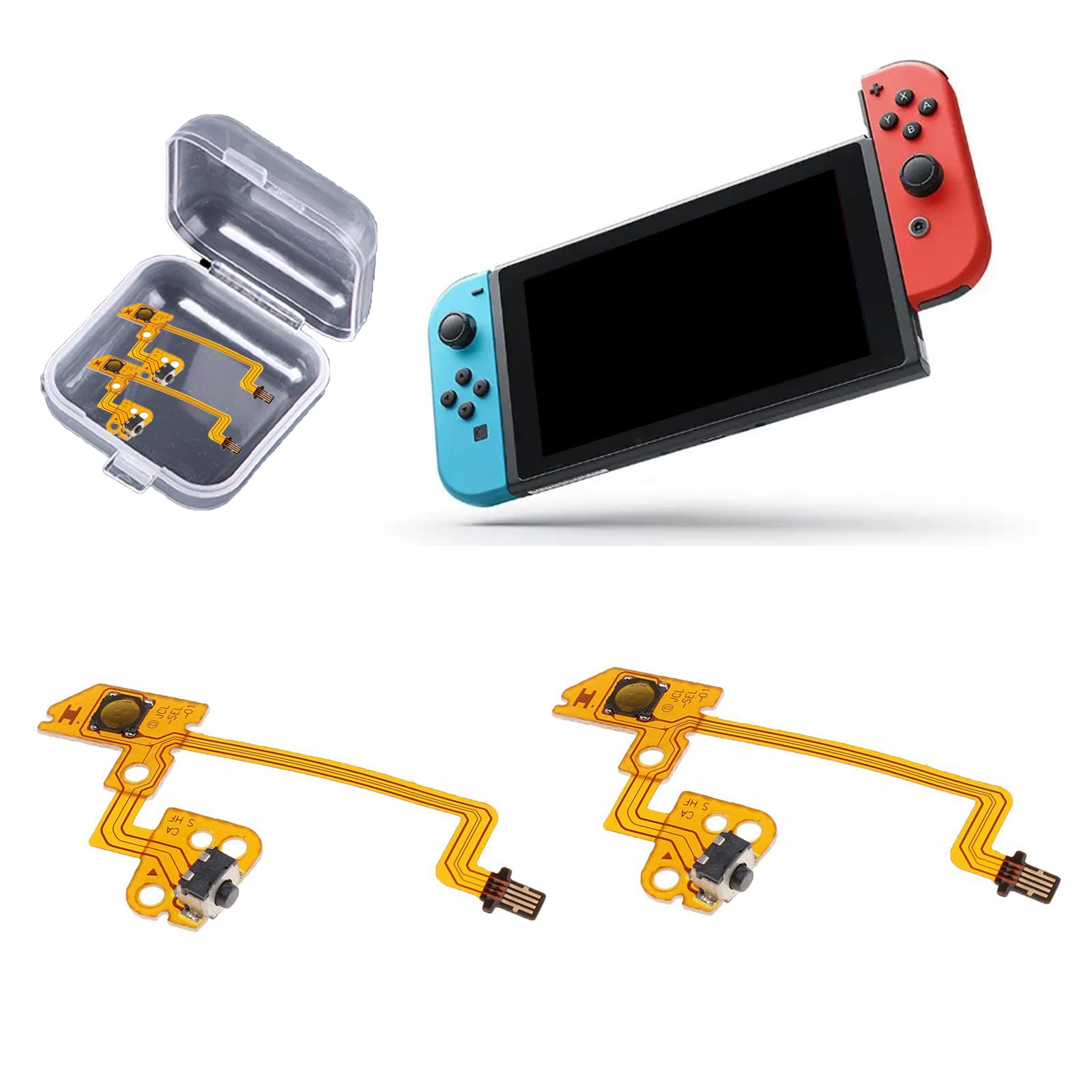 Nintendo Switch - ニンテンドースイッチL Amazon.co.jp: Godrii 交換部品 NS Switch Joy-Con対応 Switch