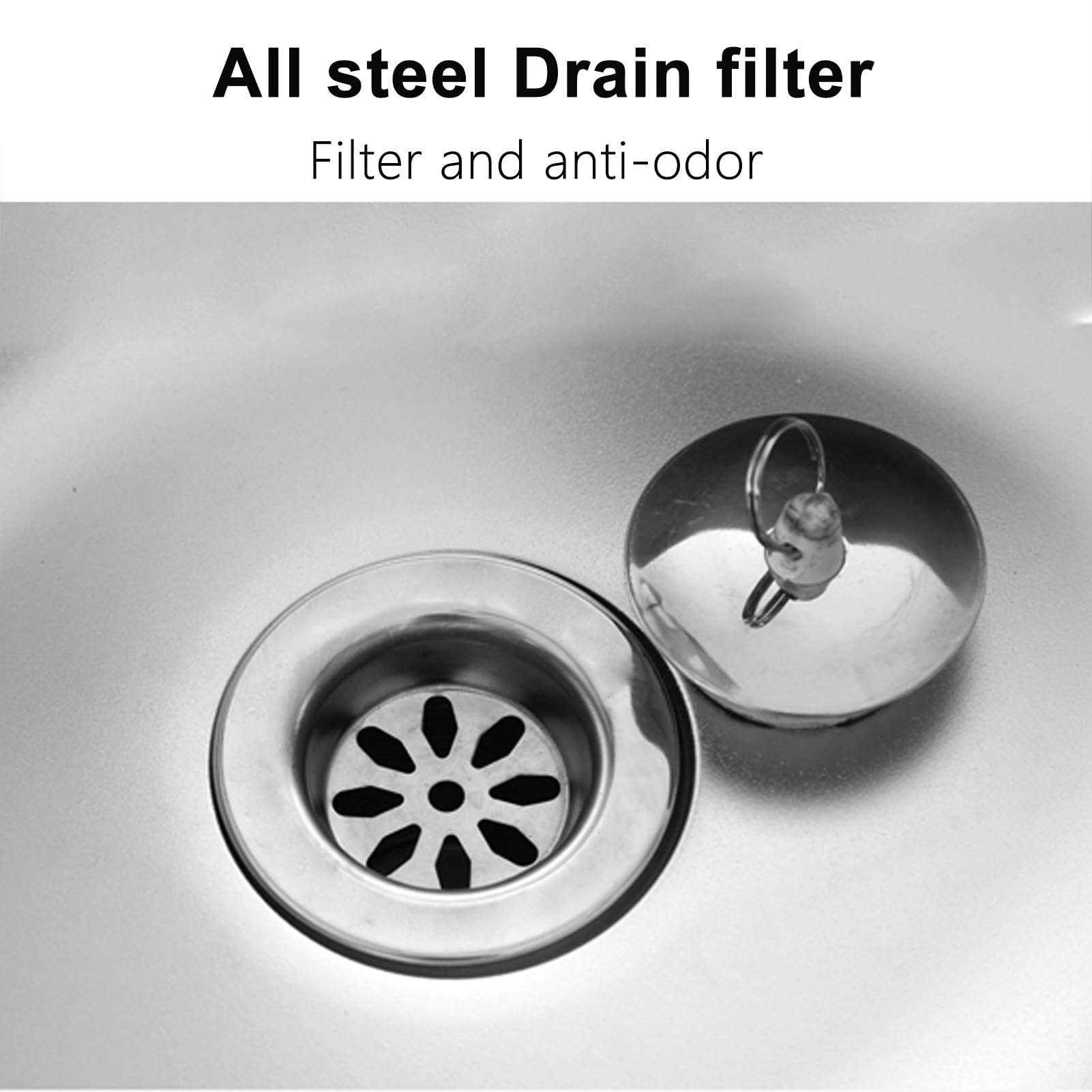 Fregadero Esquinero De Acero Inoxidable Lavabo De Pared Fregadero De Cocina Fregaderos De Un Seno Para Autocaravana Barco Baño Cocina, Ahorro De Espacio (A)