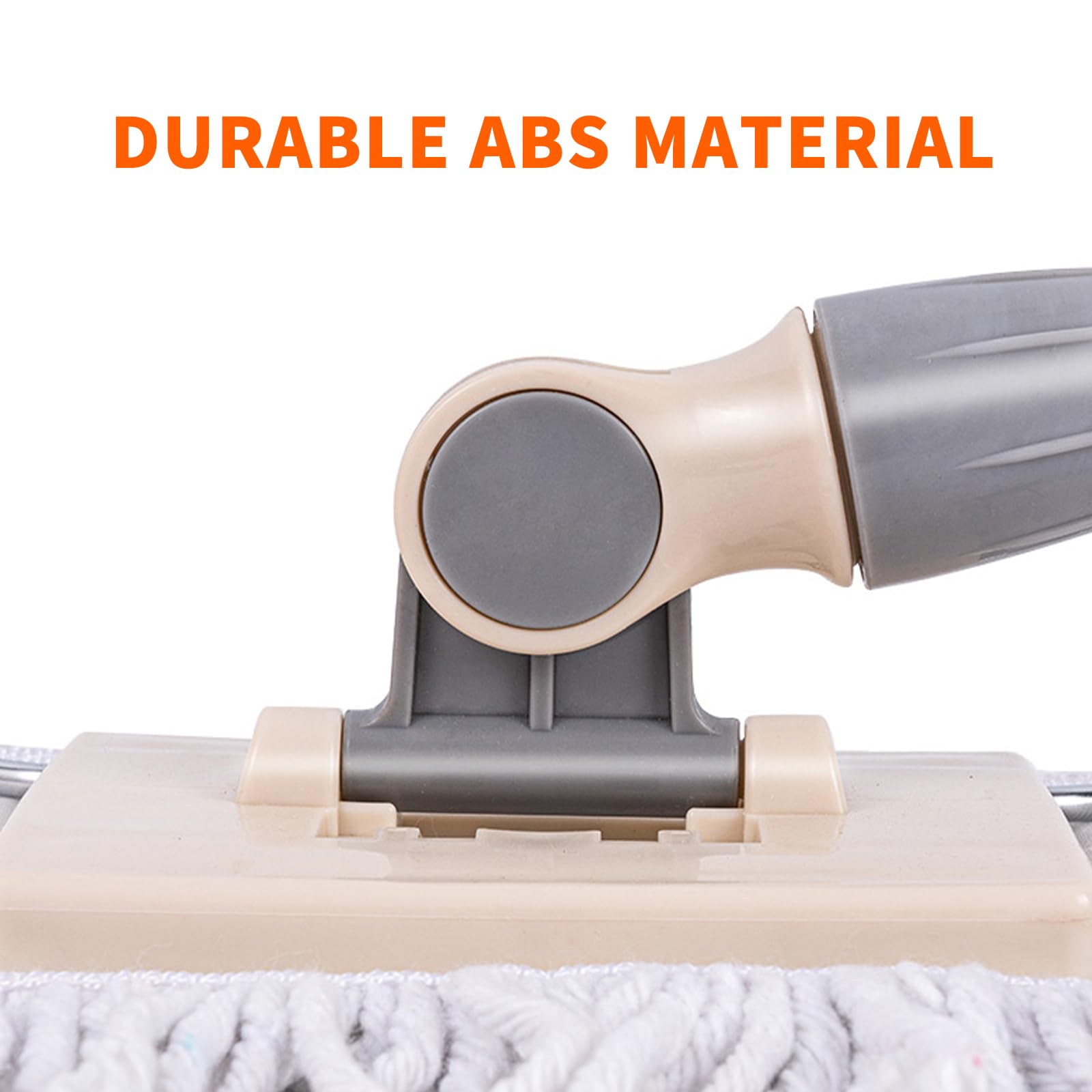Serpillère Rotative 360° - Largeur 60 Cm, Manche Télescopique 85-140 Cm, Microfibre - Pour Tous Sols - 10