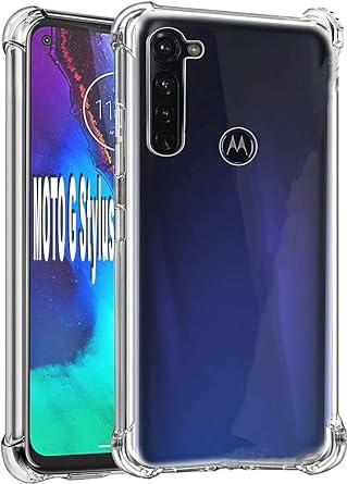 Moto G Stylus 2020 Case,Not for Moto G Stylus 2021, Slim Shock Absorption Reinforced Corner Soft TPU Silicone Clear for Motorola Moto G Stylus Phone Cases 2020 6.4"