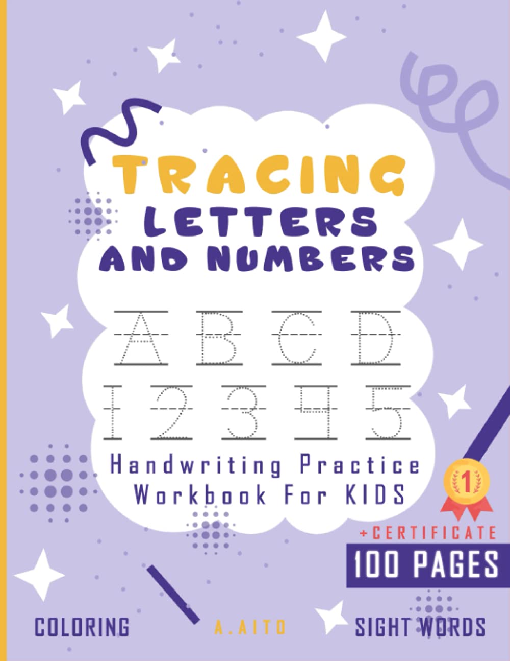 Buy Tracing Letters and Numbers Workbook Alphabet and Numbers