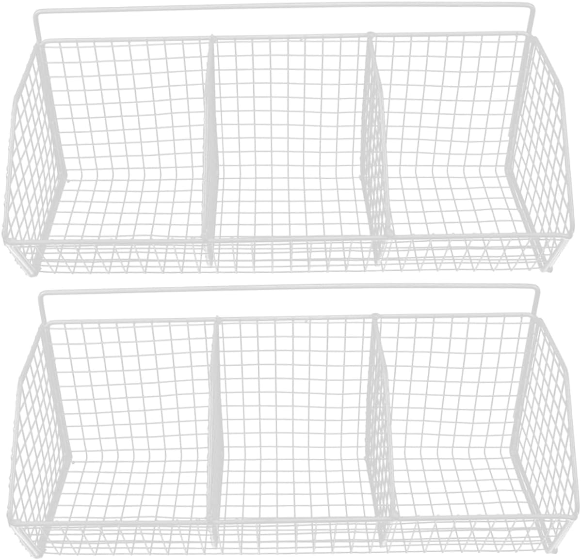 Ciieeo 2pcs Wall Hanging Baskets for Kitchen Storage Baskets Vegetable Fruit Onion