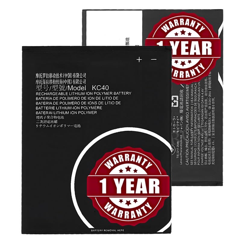 Image of Original KC40 Battery Compatible for Motorola Moto E6 Plus (PAGA0004, PAGA0004IN, PAGA0033IN, PAGA0033) - (3000mAh) - 1 Year Warranty JK1