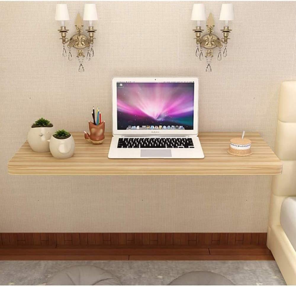 Bureau pour petits espaces pliable au mur pour télétravail efficace