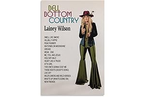 Lainy Wilson Bell Bottom Country Canvas Poster