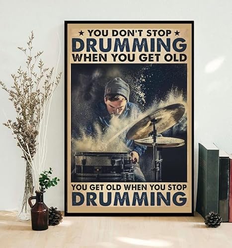 1000 Pieces Jigsaw Puzzle Drumming You Don't Stop Drumming When