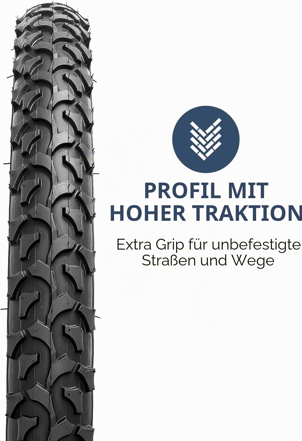 YunSCM 2PCS Faltbarer 24 Zoll Reifen 24x1.95 Mantel Plus 2PCS 24 Zoll Schlauch AV32mm Ventil kompatibel Stadtfahrzeuge, Straßenfah, Mountainbike 24x1.90 24x1.95 24x2.0 Fahrradreifen und Schlauch