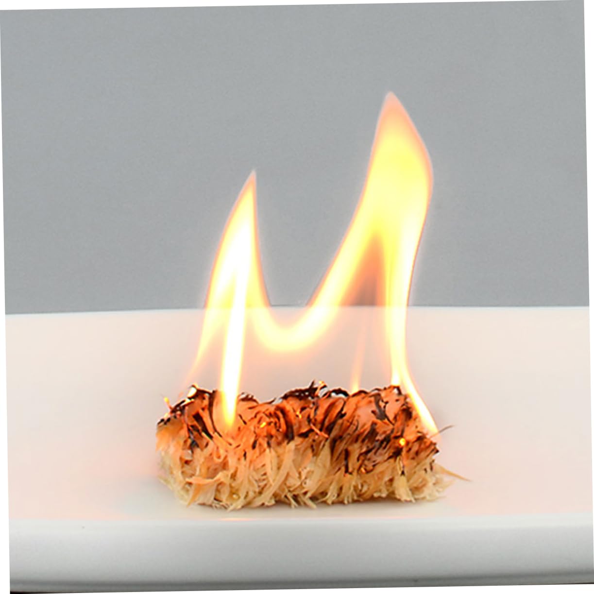 Abaodam Allume-feu Naturels en Bois 50 Pièces, Khaki pour Barbecue | Bois, Usage Campement et Survie, Allumage Facile, Résiste au Vent, Fonctionne par Tous les Temps