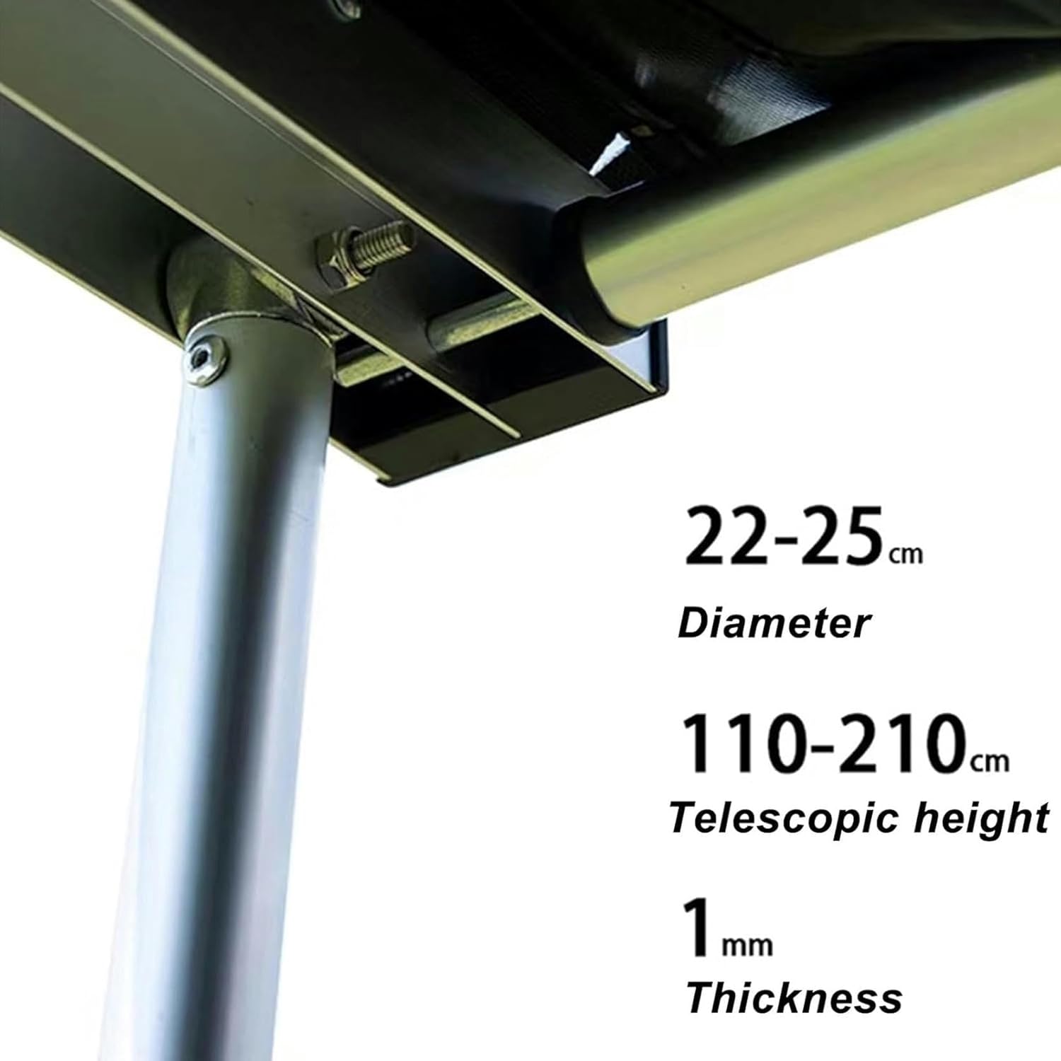 AMNOOL Ceiling Tent, SUV, Truck, Vehicle, Roof Awning, Removable Tent, UV50+shelter, SUV Shadow, Outdoor Camping Trips (Size: 6.6 * 8.2ft)