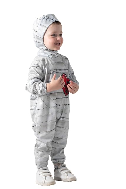 Foto 4 de 4 de Ciao- Momia Pequeña Disfraz Mono Baby (Talla 2-3 años) con capó