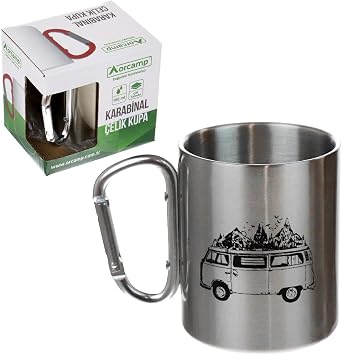 Orcamp Folding Handle Steel Mug 180 ml