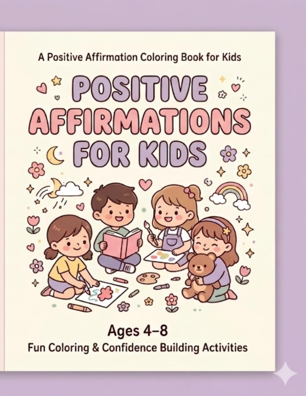 POSITIVE AFFIRMATIONS FOR KIDS: A Positive Affirmation Coloring Book for Kids