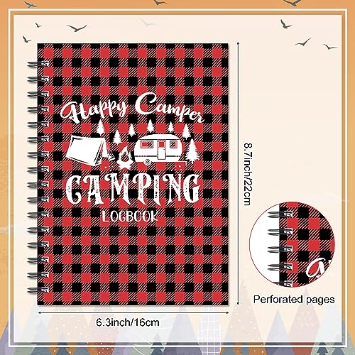 Harloon Camping Journal Rv Travel Christmas Logbook Camping Adventure Log Review product image