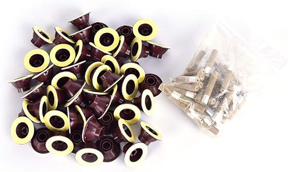 Moxibustion 50pcs/Set Tube Paste Self-Stick Mini Moxa Candle Self-Adhesive Acupuncture Points Massage Sticker