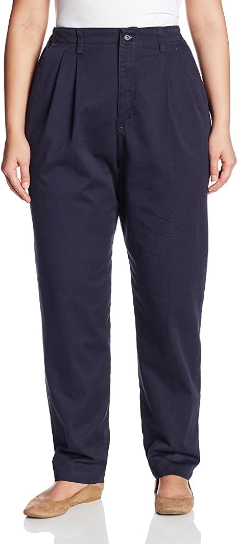 Plus Size Relaxed-fit Side-Elastic Pant 