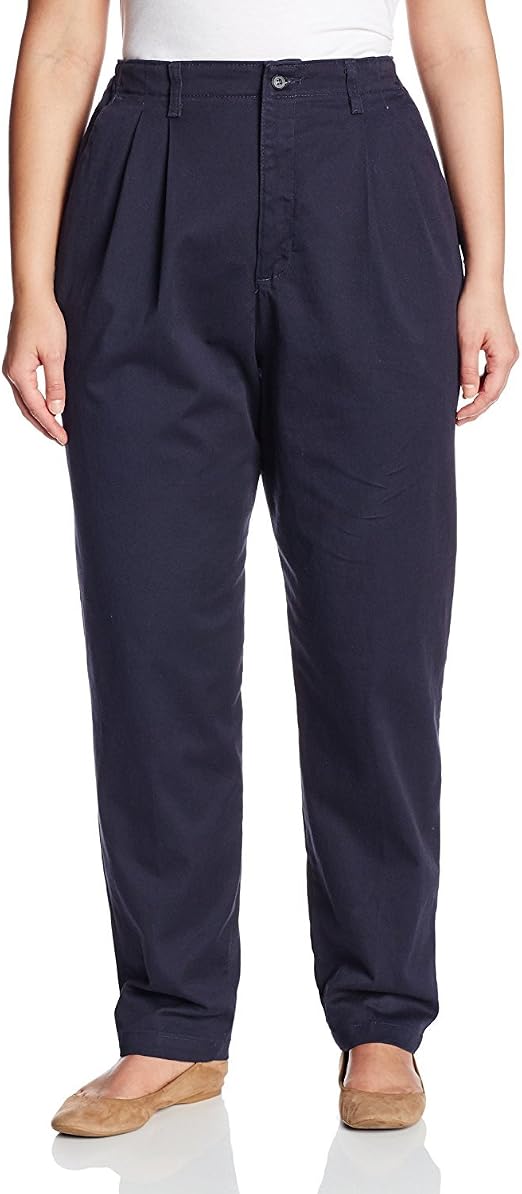 Plus Size Relaxed-fit Side-Elastic Pant 
