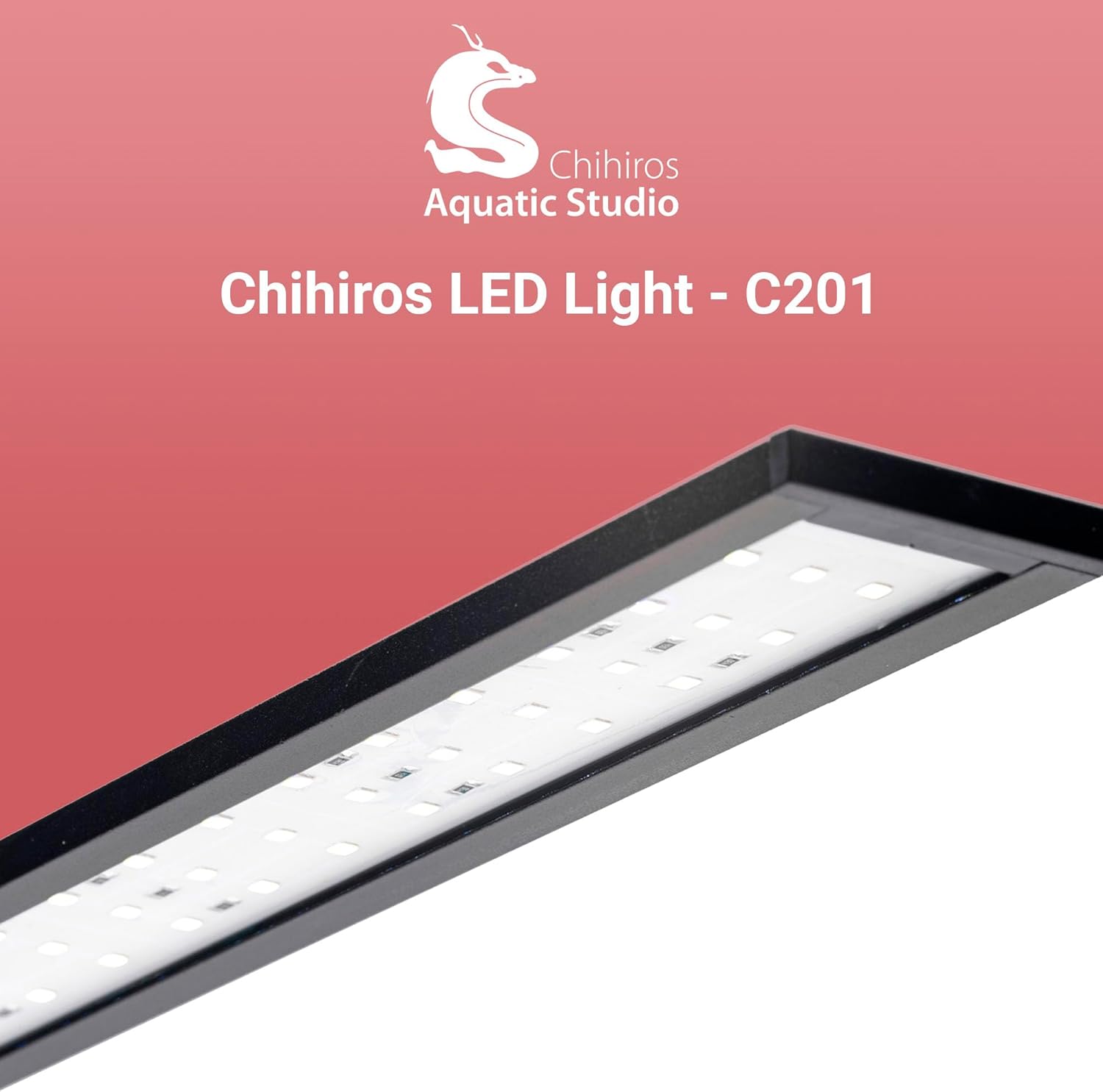 Chihiros C201 Aquarium LED Light - Compact Fish Tank Light with Dimmer - Energy-Saver for Small Aquariums