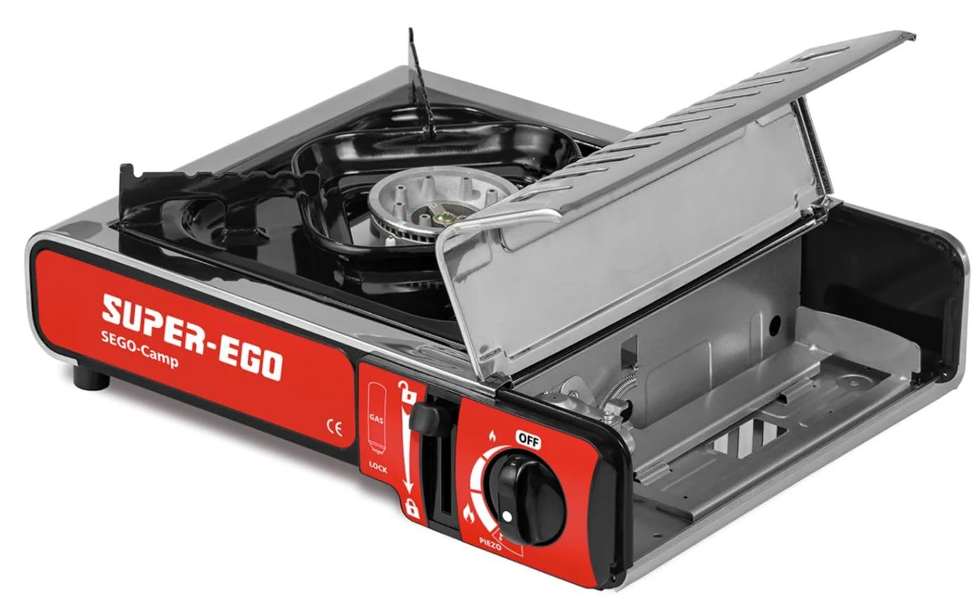 FYSHOP | KIT Supervivencia | Pack Supervivencia | Kit Apagon | Kit Emergencia | Hornillo cocina portatil con 4 cartuchos de gas y linterna Led de regalo