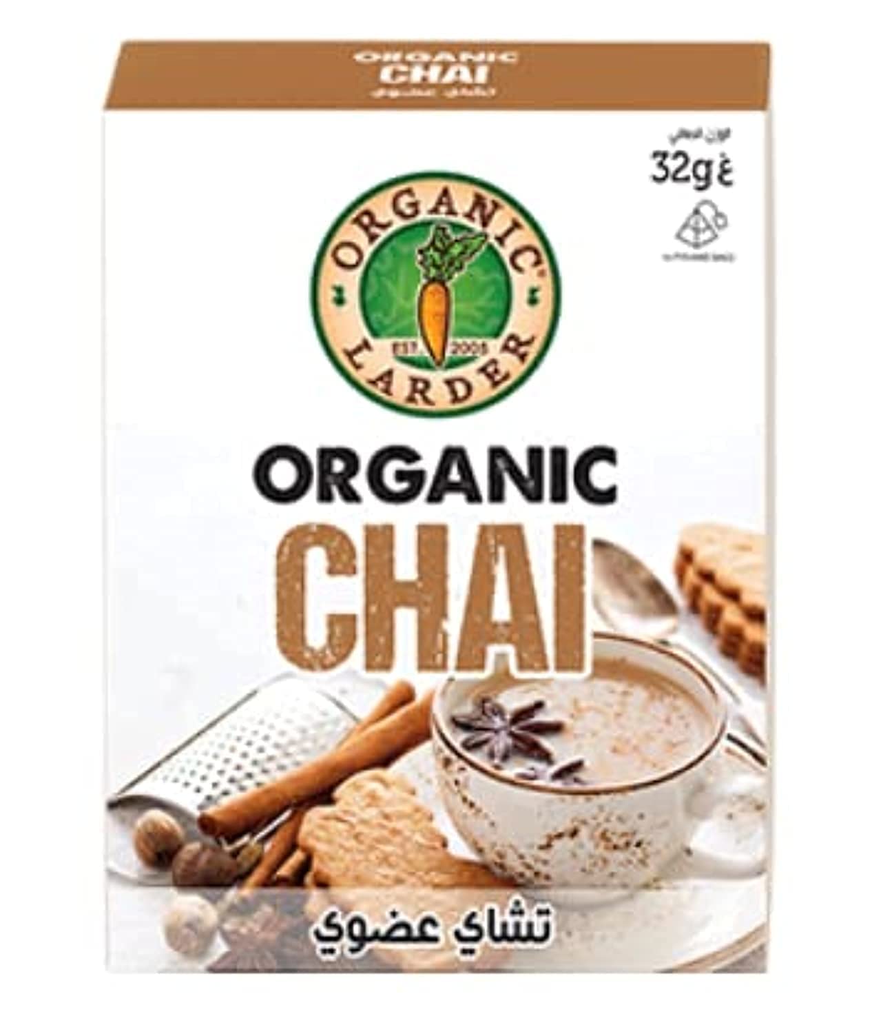 ORGANIC LARDER ORGANIC CHAI TEA 32G
