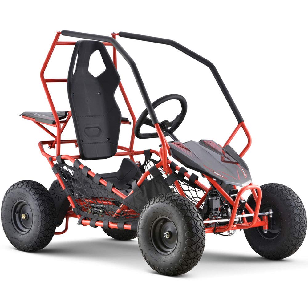 MotoTec Kids Electric Go Kart Maverick 1000w Red