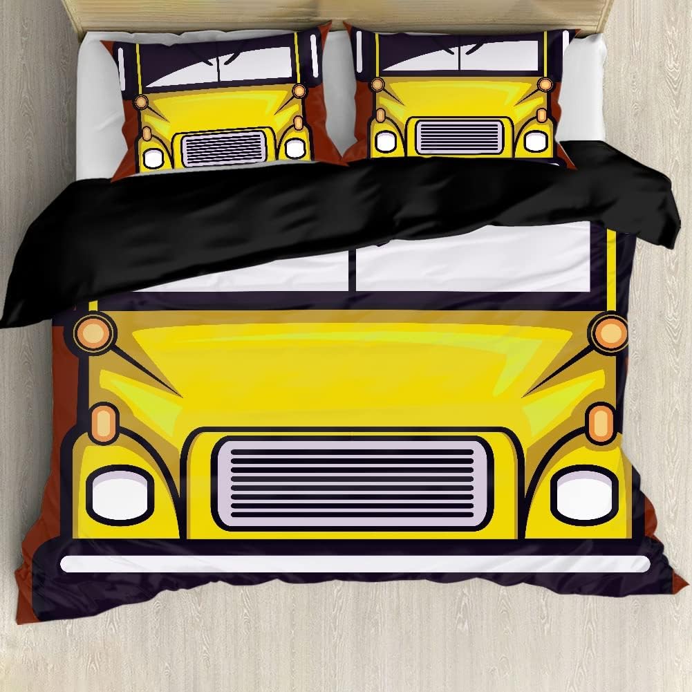 Kuiaobaty Kids Bedding Cover,Bedroom Dormroom Duvet Cover,Microfiber Comforter Cover,Size Queen