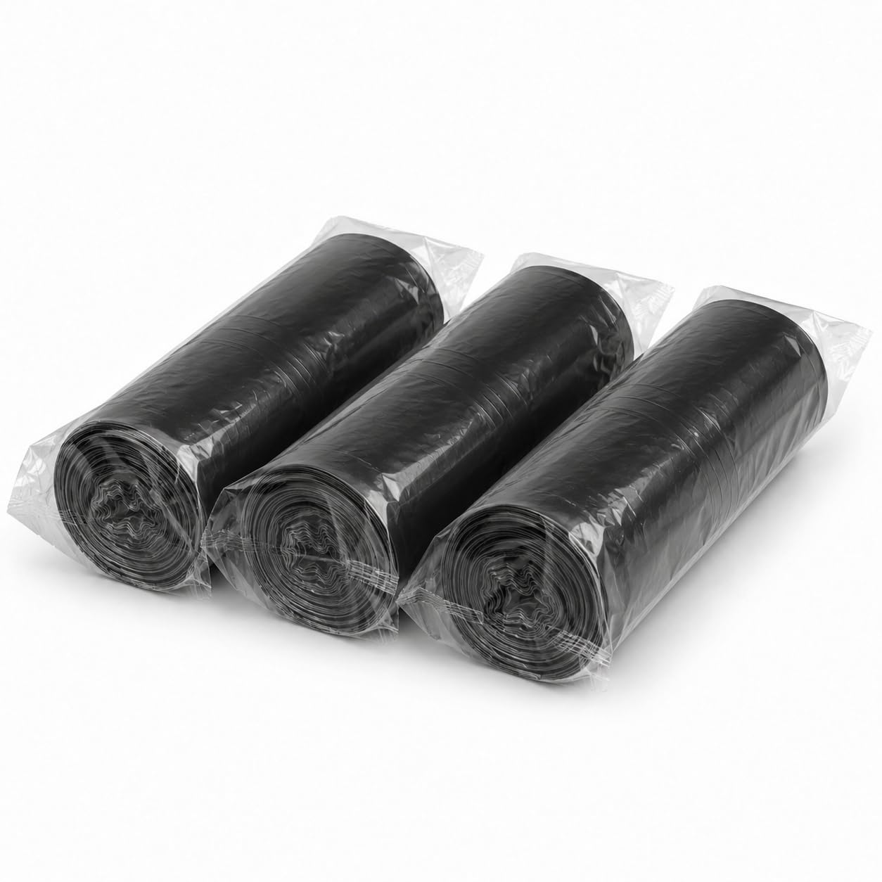 Dp Crafts House Black Garbage Bags, Medium, 19 x 21 Inches, for Dry & Wet Waste, with Tie Tapes, 90 Count, 3 Rolls-image-26