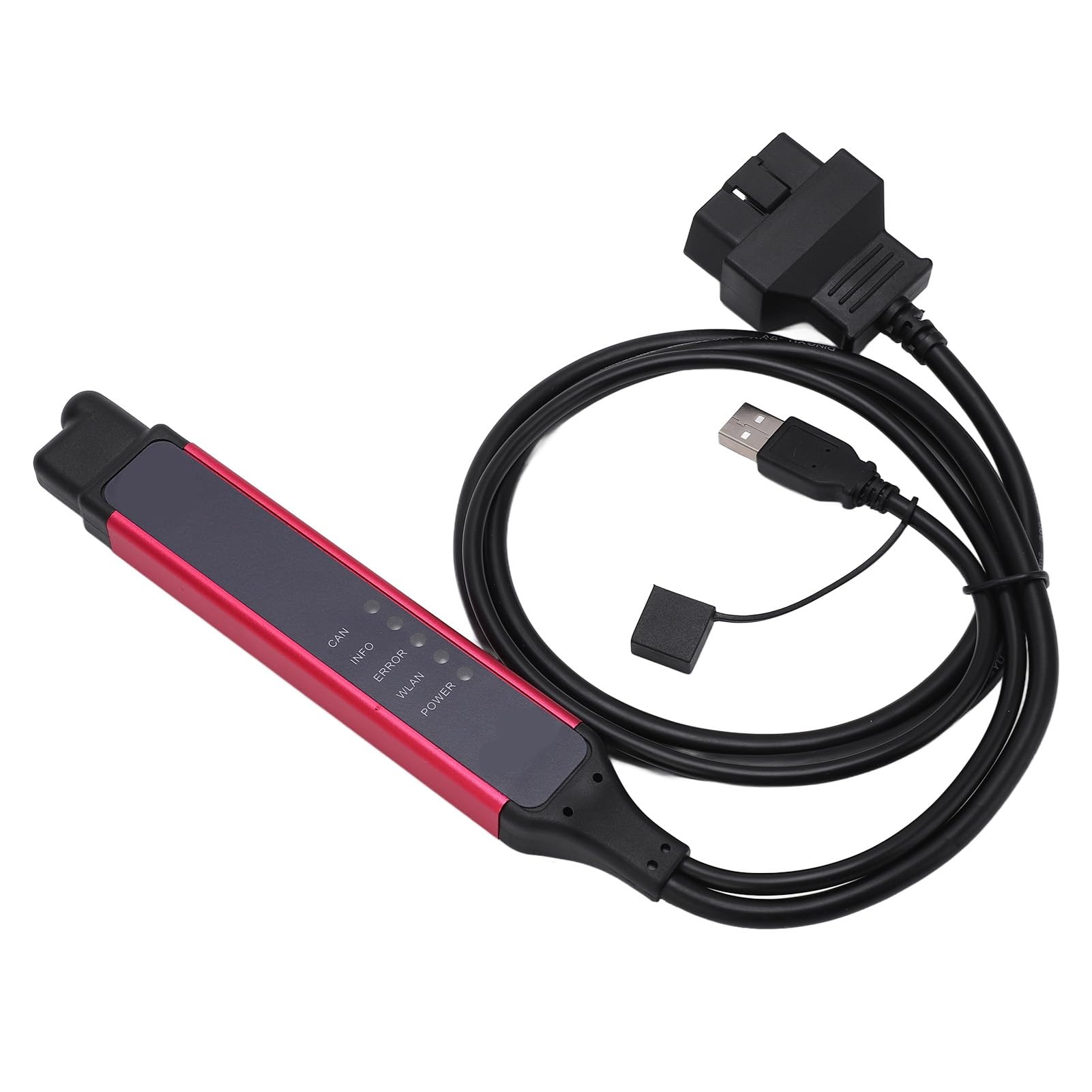 Generic Lector de Códigos Inalámbrico VCI 3, Herramienta de Diagnóstico Rápido para Camiones, Herramienta Compacta de Escaneo de Fallas del Motor para Vehículos Pesados, Carcasa de Aluminio,