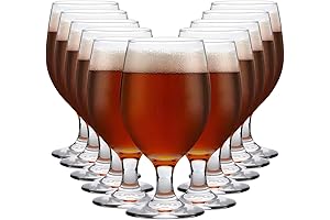 Classy 13 oz Red & White Wine Glasses Set of 12