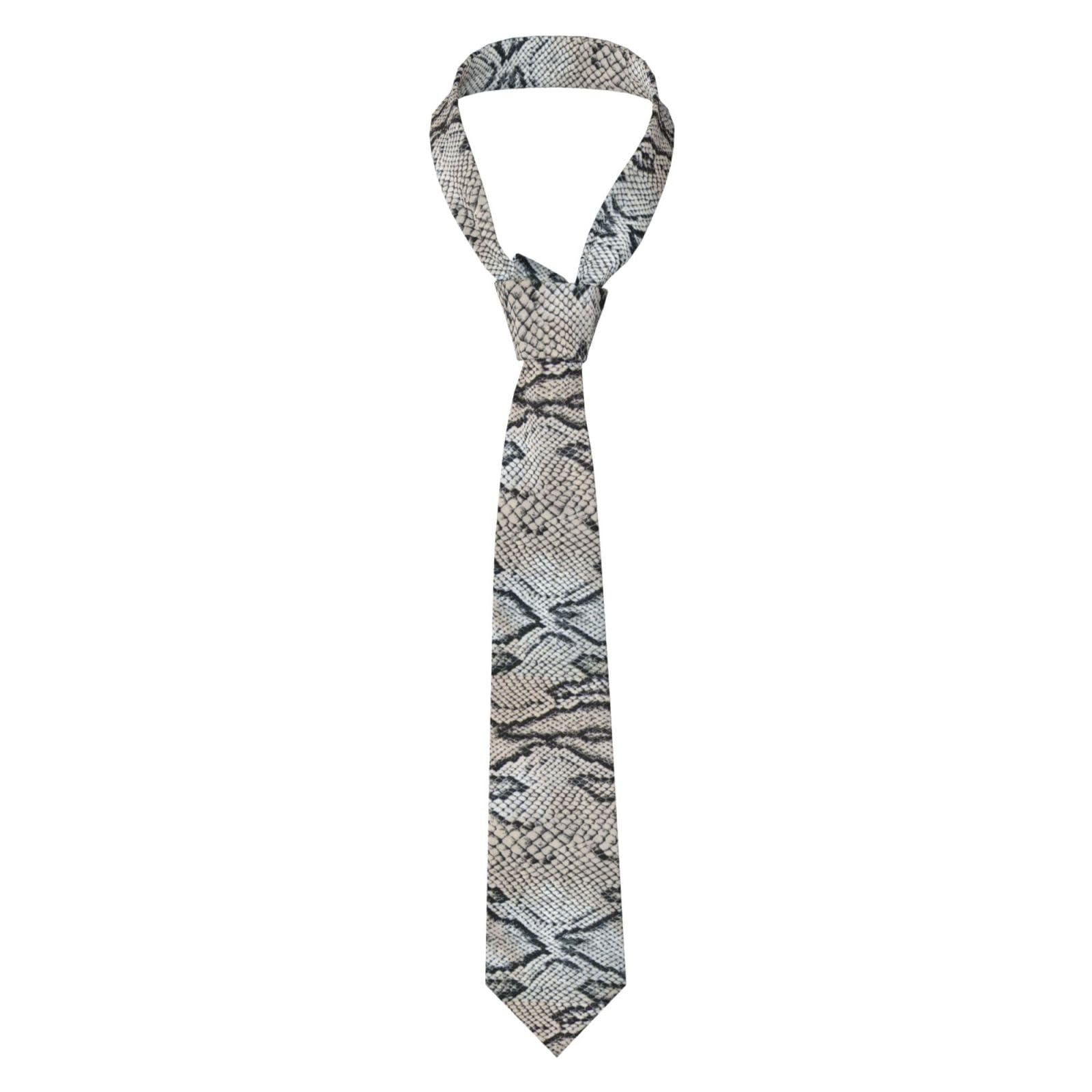 Amazon.co.jp: ネクタイ ヘビ柄 蛇紋 ナロータイ メンズ Necktie