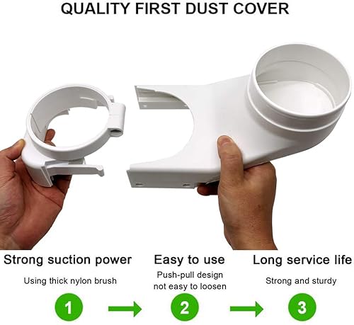 Miniatura 3 de Zapato de polvo CNC, 3.937 in (3.94 pulgadas), blanco