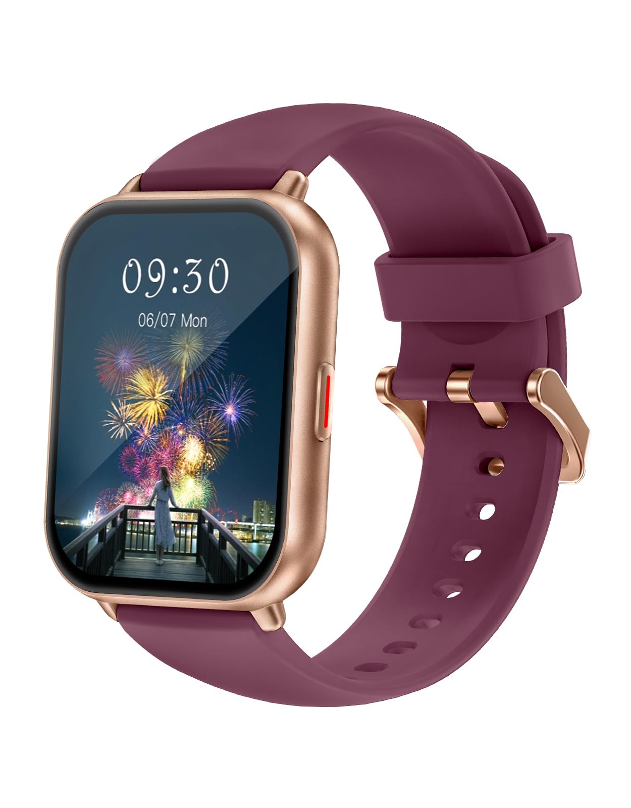 Amazon | RUIMEN スマートウォッチ iPhone アンドロイド対応 1.85