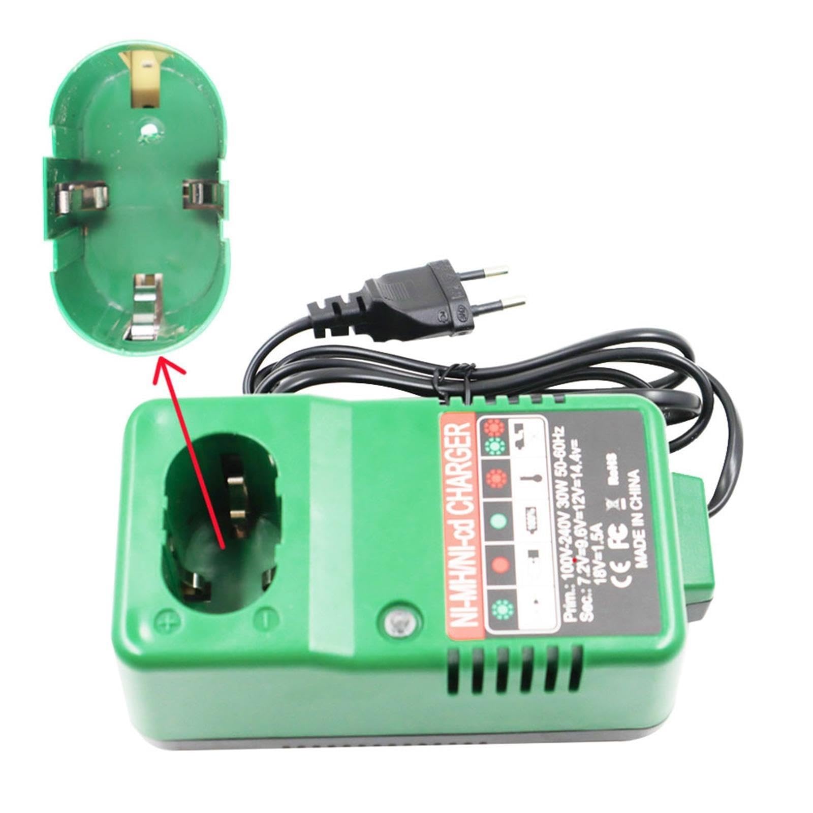 Caricabatteria Ni-cd Ni-hm UC14YFA EB712S, Compatibile Con Hitachi, | Cacciavite Trapano Elettrico A Batteria 7.2V 9.6V 12V 14.4V 18V UC14YFA EB712S EB912S EB12S(UK)
