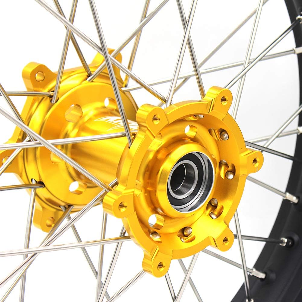 KKE 21/18 Rims Fit for Suzuki DRZ400 DRZ400E DRZ400S 00-2024 DRZ400SM 2005-2024 Enduro Wheels CNC Hubs Set