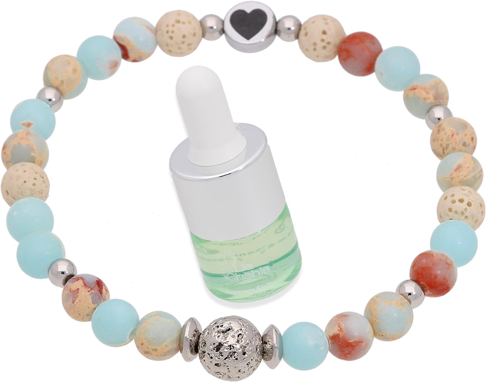 Lia Chahla London Aromatherapy Bracelet with Essential Oil Gift Set for Women - Relaxation Mindfulness Get Well