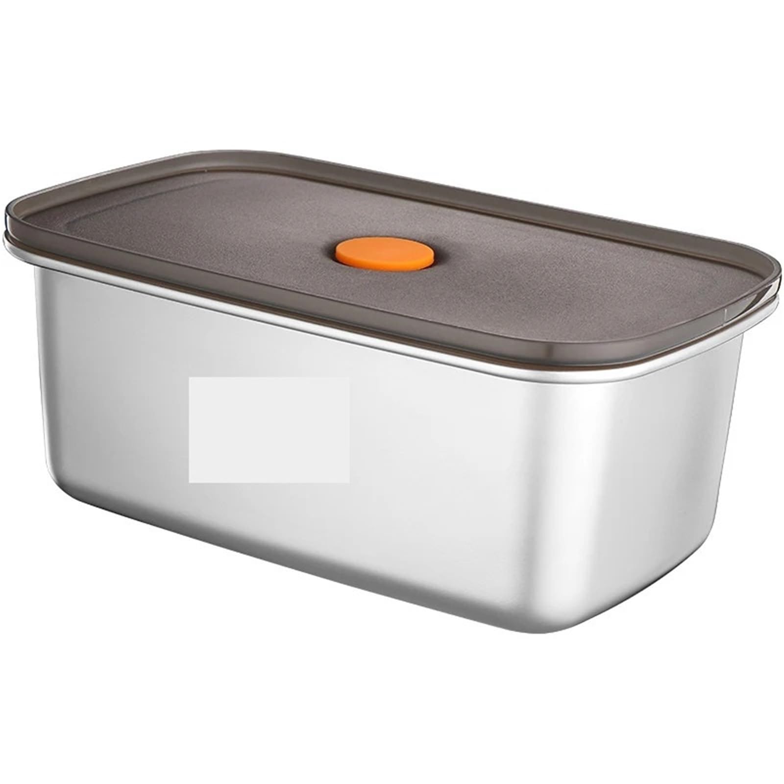 Contenitori per alimenti in acciaio inossidabile Set Di Contenitori For Alimenti In Acciaio Inossidabile Da 1/2 Pezzi, For Sottovuoto Portatili A Prova Perdite(600ml)
