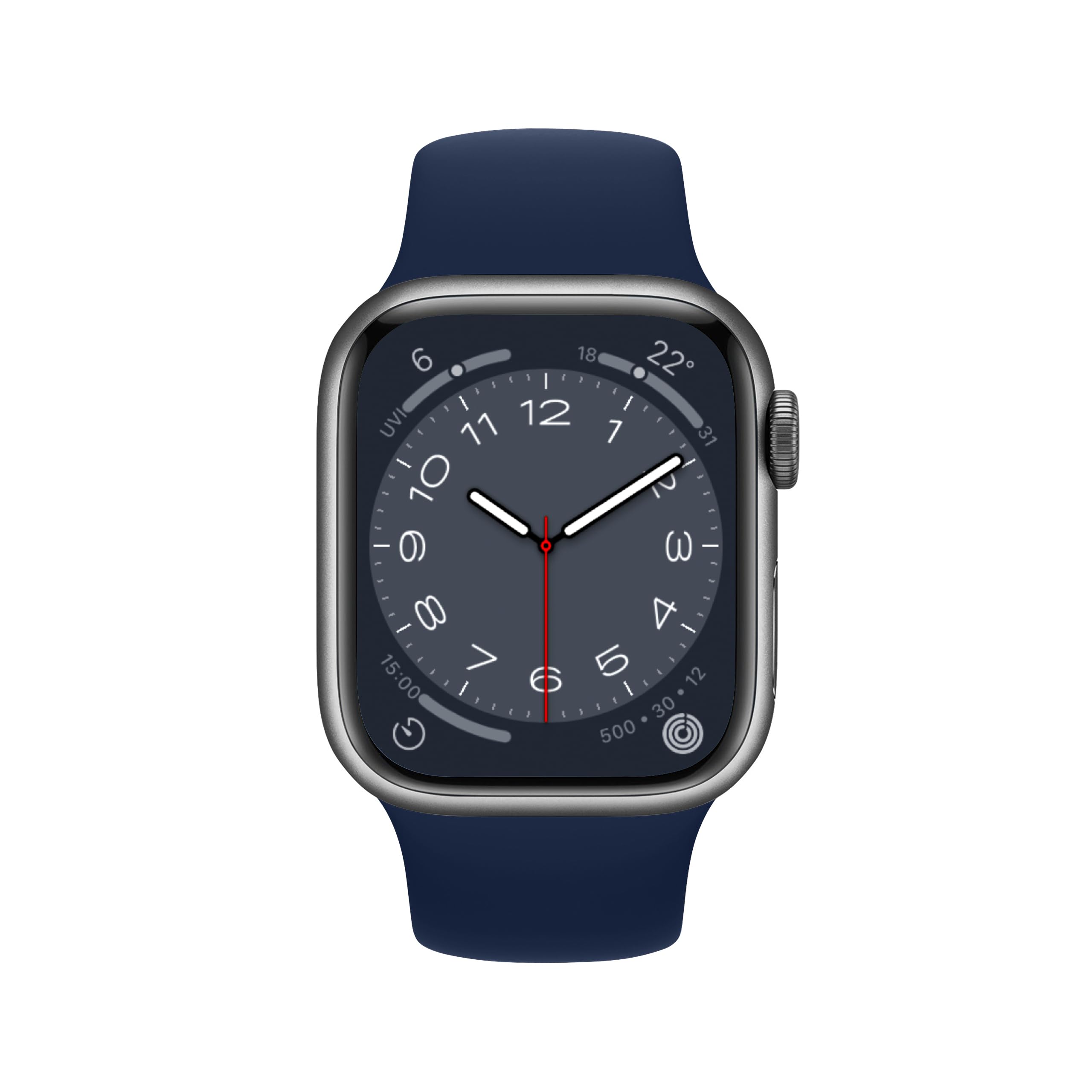 DONEGANI SBC1 Cinturino per Apple Watch Ultra 2 49mm, Serie 10 46mm, 9 8 7 45mm 41mm, SE 6 5 4 44mm 40mm, 3 2 1 42mm 38mm Donna Uomo Band Bracciale Sport Silicone, Marianna Blu