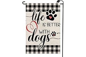 Pet Paw Welcome Garden Flag for Dog Lovers