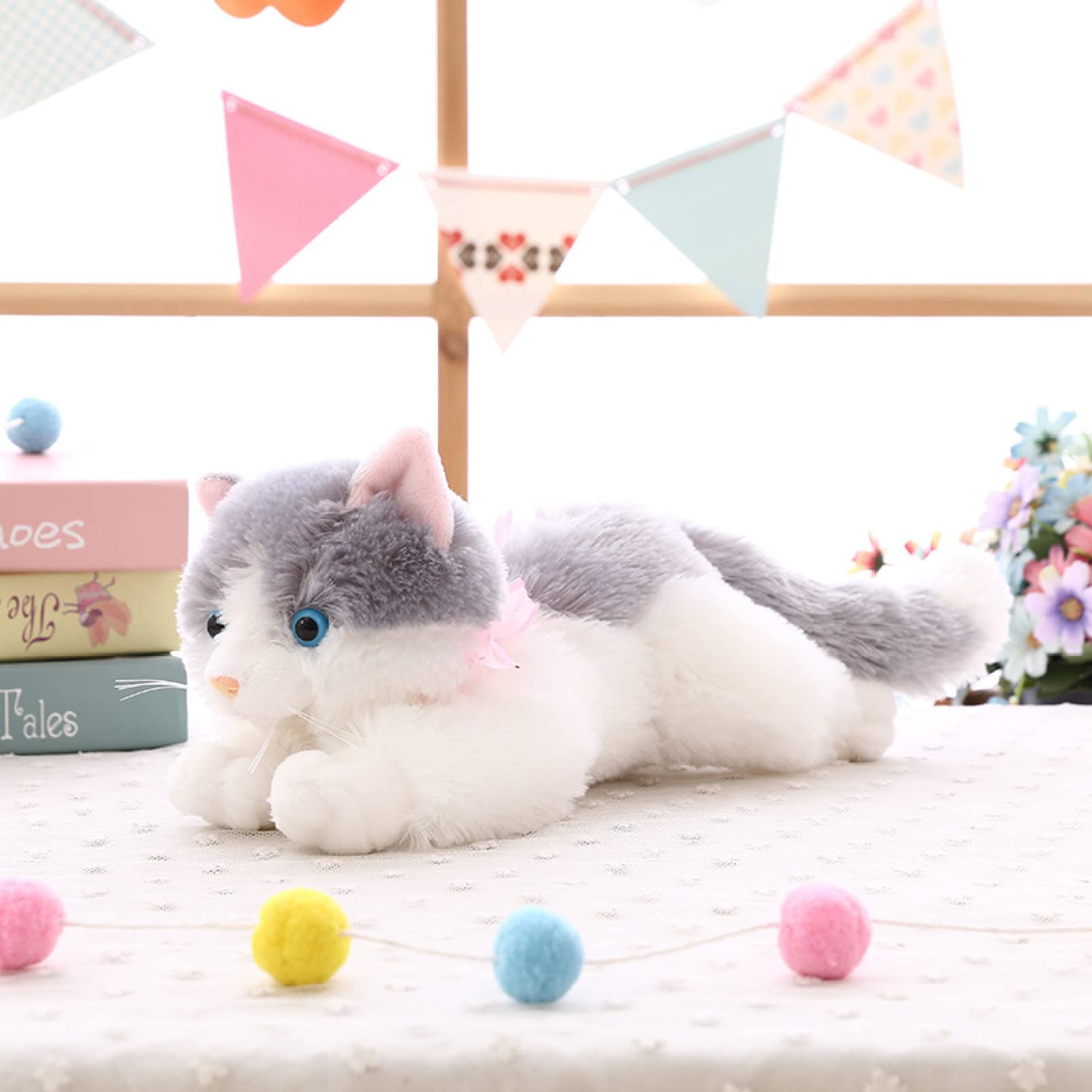 Amazon.co.jp: MJKQ9 猫 景品 リアルねこ リアル ぬいぐるみ ねこ 本物 