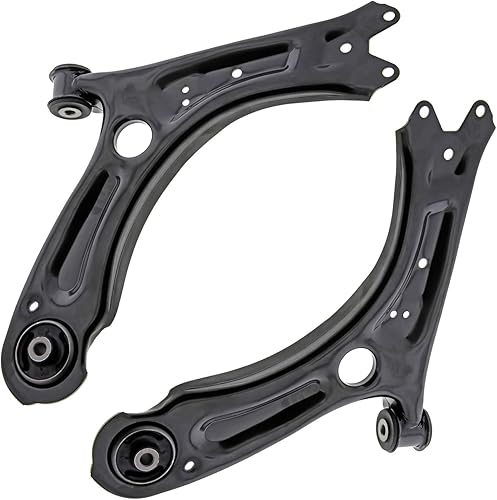 Miniatura 3 de Detroit Axle - Kit de brazos de control de extremo delantero de 8 piezas para Volkswagen Jetta 11-18, 2 brazos de control inferiores, 4 extremos de