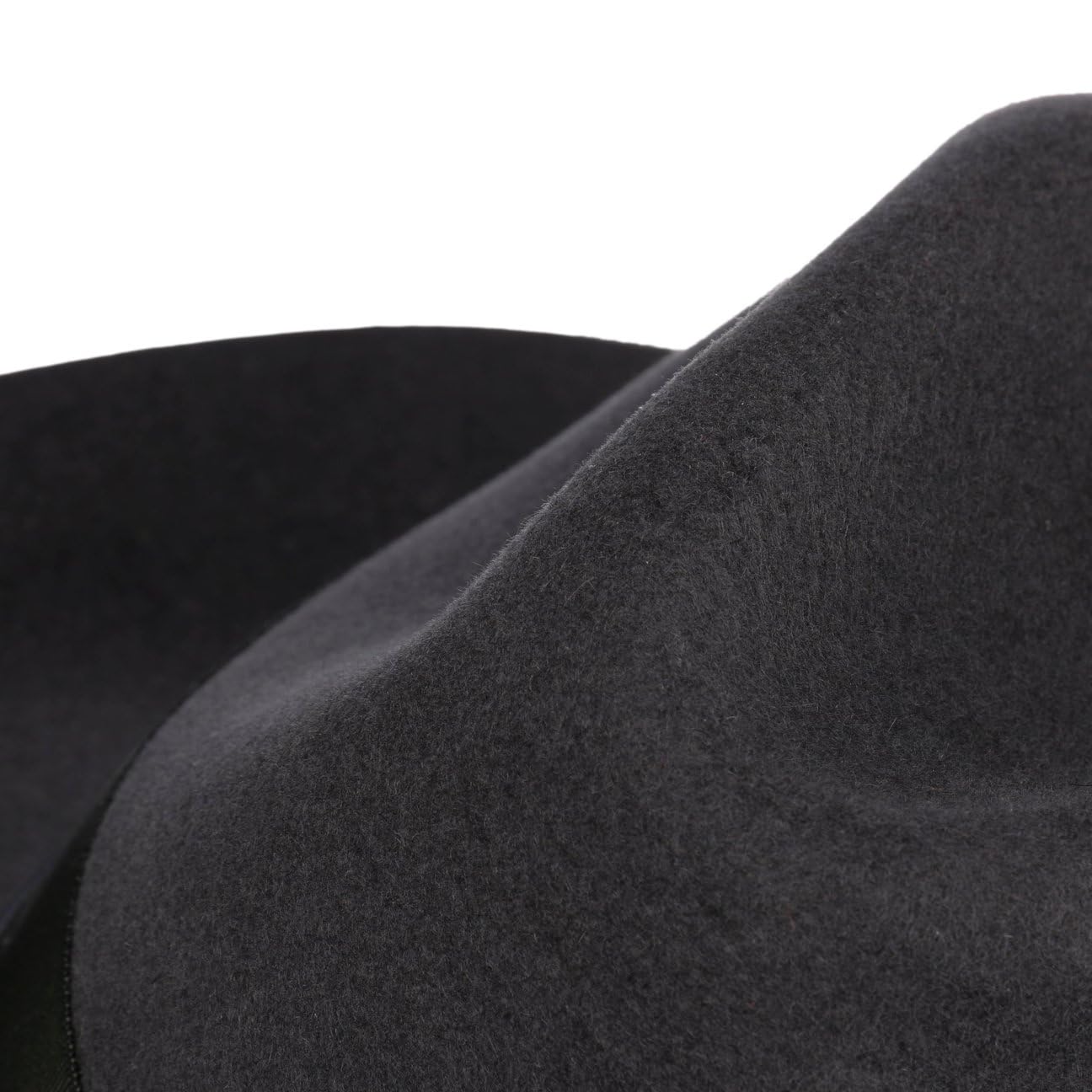 Borsalino Breitrand Bogarthut Haarfilzhut Filzhut Herrenhut Damen/Herren - Made in Italy Bogart Hut mit Futter, Ripsband Frühling-Sommer Herbst-Winter Frühjahr Sommer Herbst Winter