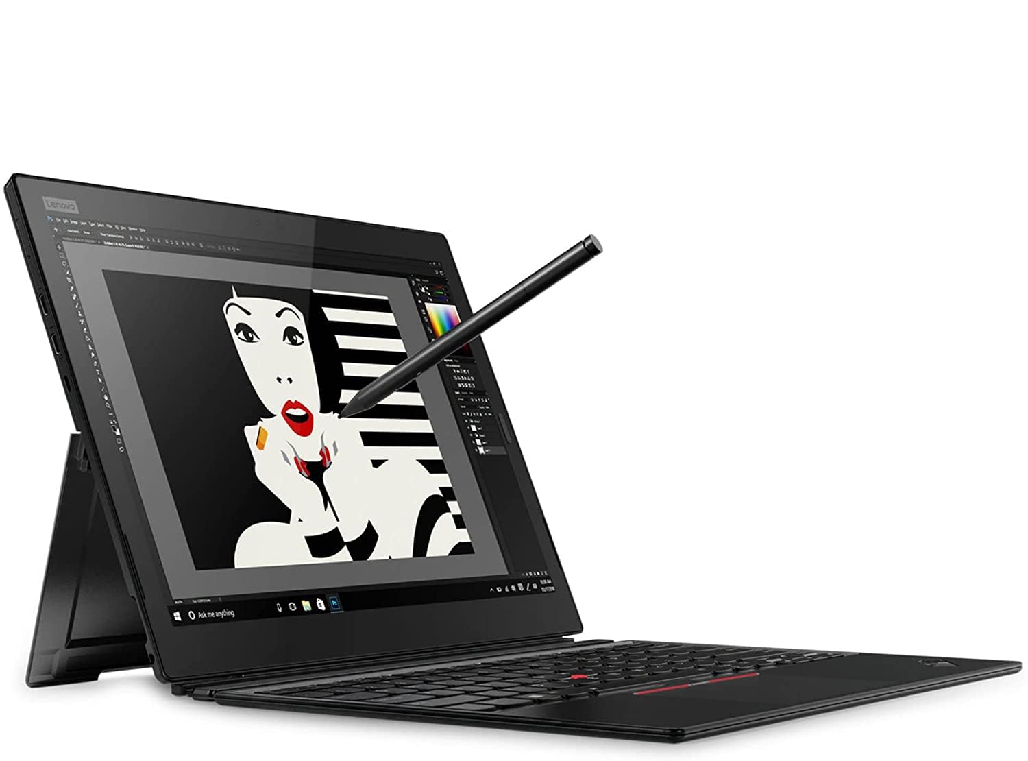 Lenovo ThinkPad X1 Tablet Gen 3 Laptop, 13" QHD (3000 x 2000) Notebook, Intel Core i7-8650U, 16GB RAM, 256GB SSD, tastiera QWERTY, Windows 11 Pro (ricondizionato)