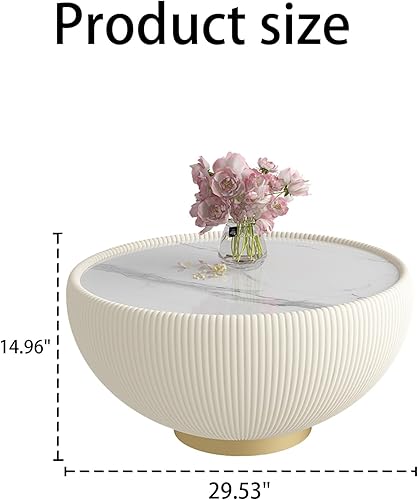 Miniatura 150 de Mesa de centro rústica marrón para sala de estar, mesas centrales rectangulares, moderna y elegante mesa de cóctel de madera para oficina en casa -