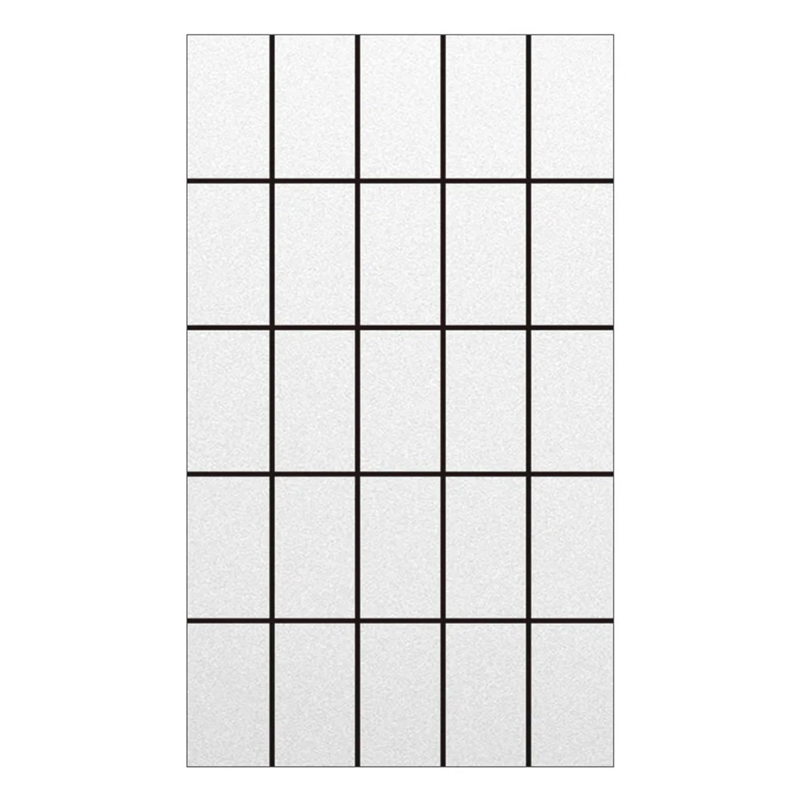 Window Film Simple Electrostatic Frosted Window Film Geometric Lines Window Tint Window Film Static Cling(CH-229-F,30x100cm)