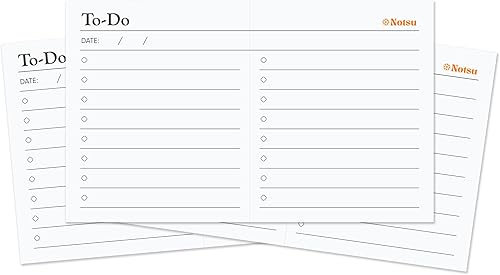 Miniatura 3 de Notsu Estuche para tarjetas con 50 tarjetas de índice con separadores de pestañas y soporte de tapa integrado y tarjetas de notas puntuadas (paquete