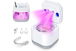 Ultrasonic Retainer Cleaner - Keeps Your Smile Bright and Invisalign Aligners Fresh