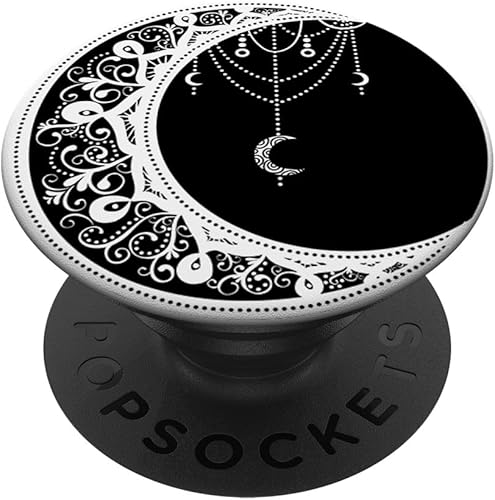 Astrología Pagan Wicca Regalo de bruja atrapasueños cristales Moon PopSockets PopGrip agarre intercambiable para teléfonos y tabletas