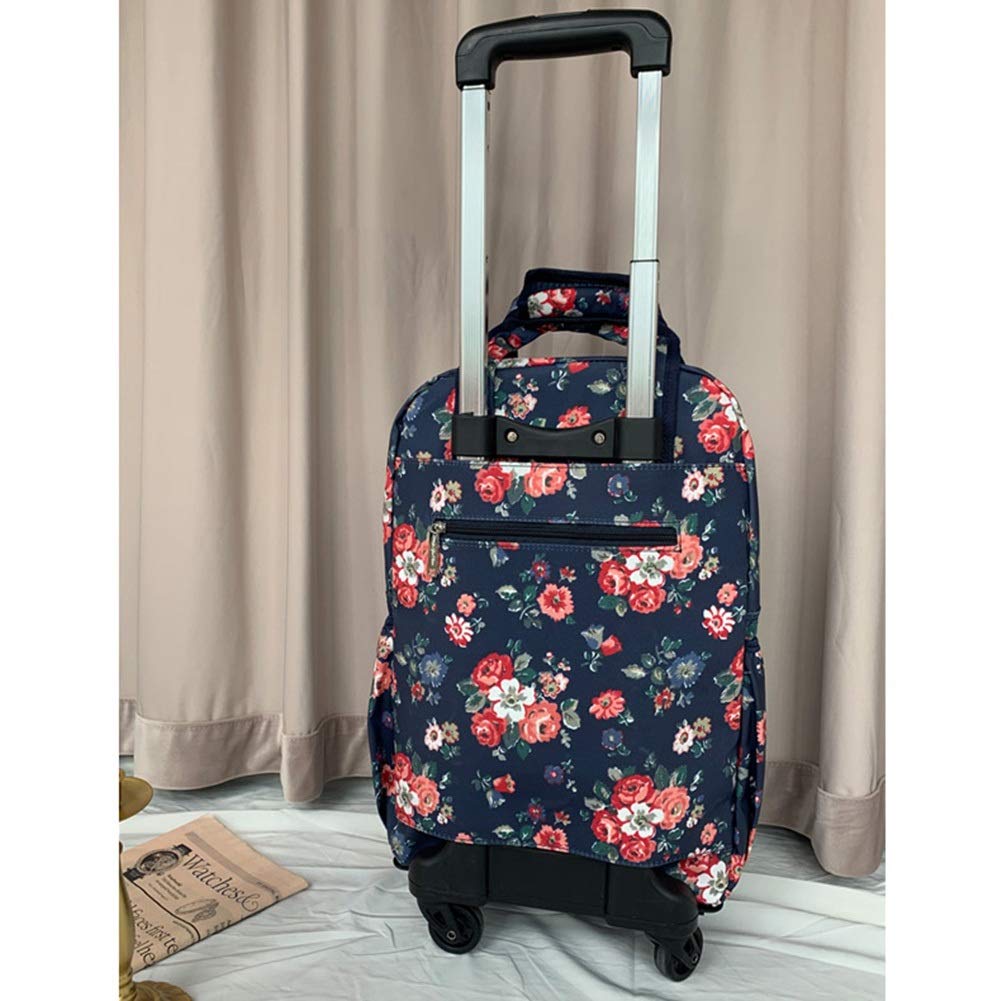 Damska torba na kółkach dla studentów torba podróżna na bagaż 17" FENGMING (kolor: E, rozmiar: dł. 33 × szer. 17 × wys. 44 cm)