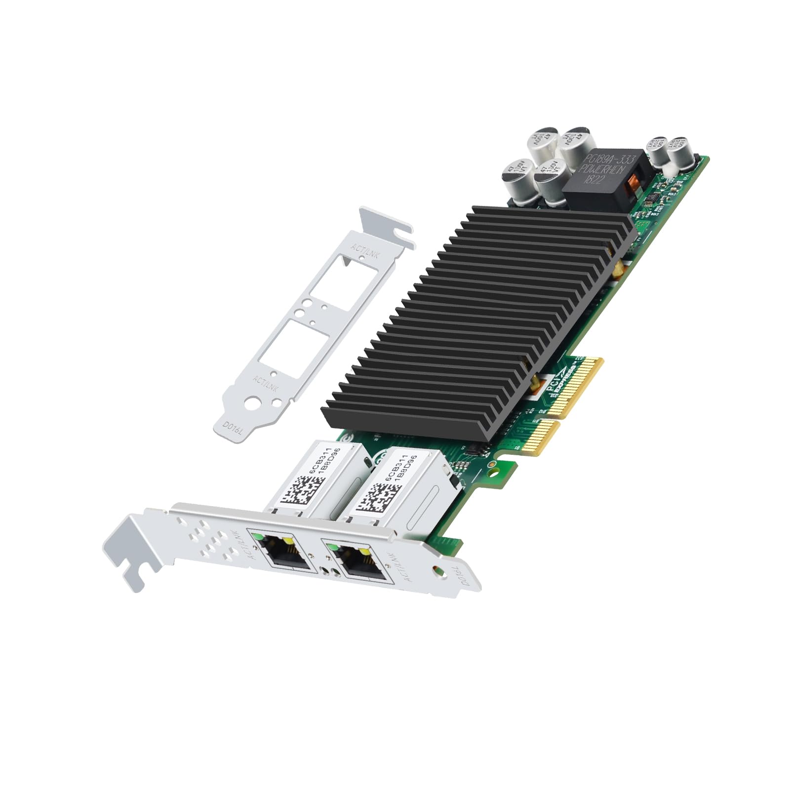 Gigabit Network Card with Intel 82576 Chip 2 RJ45 Port Poe Network Card PCIE Network Adapter LAN Ethernet Card NIC Power Over Ethernet Card Support Windows,Linux,VMware,Others