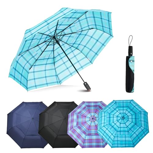 A.Brolly Edinburgh Large Windproof Travel Umbrella - Green