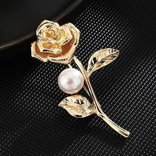 Pearl Brooch Broches Jewelry For Women Fashion Christmas Gifts Wife Mom Girlfriend, Anniversary Birthday Fine Jewelry Gifts for Her